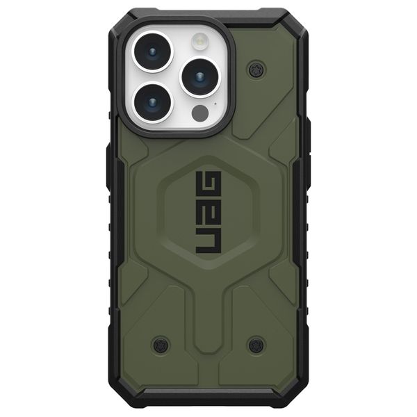 UAG Cover Posteriore Pathfinder con MagSafe Apple iPhone 15 Pro - Olive Drab