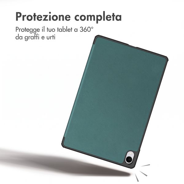 imoshion Cover a libro Trifold Samsung Galaxy Tab S11 - Verde scuro