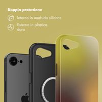 Selencia Cover posteriore Vivid con MagSafe Apple iPhone 17e / 16e - Gradient Olive Dust
