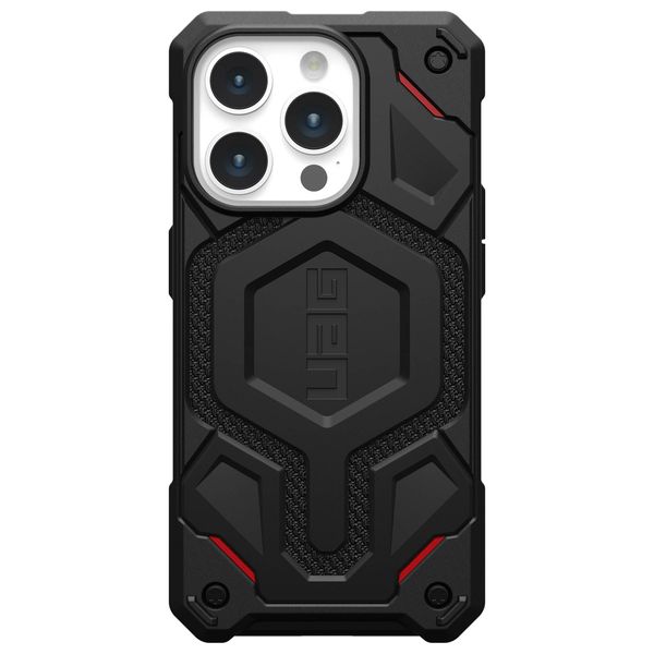 UAG Cover Posteriore Monarch Pro Apple iPhone 15 Pro - Kevlar Black