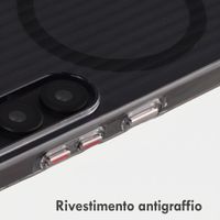 Accezz Cover Lite con MagSafe | Fluted | Samsung Galaxy S25 - Nero