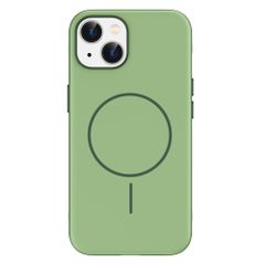 imoshion Cover posteriore Color con Thin MagSafe Ring Apple iPhone 14 / 13 - Verde scuro