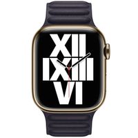 Apple Cinturino Leather Link Apple Watch | 38/40/41/42 mm - Taglia M/L - Ink