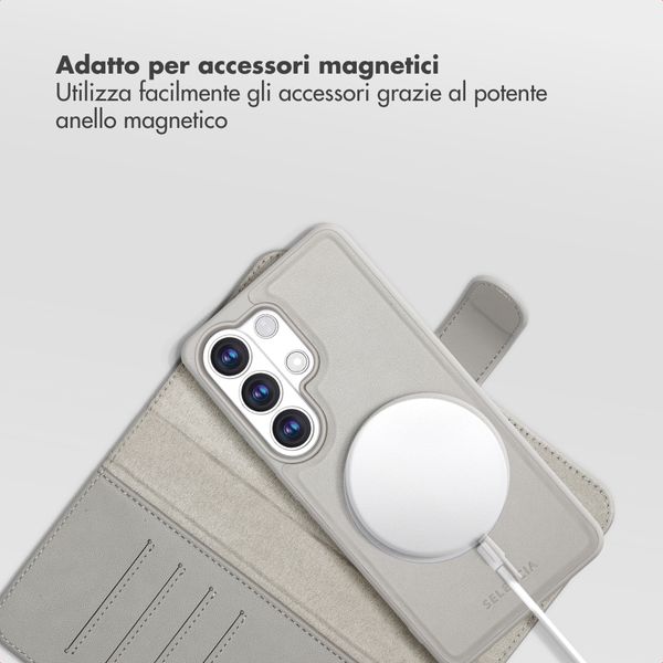 Selencia Libreria rimovibile Olyn con MagSafe Samsung Galaxy S26 Ultra - Grigio