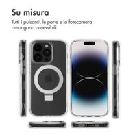 Accezz Cover con anello e supporto con MagSafe Apple iPhone 14 Pro - Trasparente