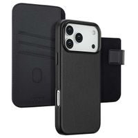Accezz Cover in pelle 2 in 1 con MagSafe Apple iPhone 17 Pro Max - Onyx Black