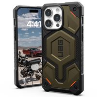 UAG Cover Posteriore Monarch Pro Apple iPhone 15 Pro Max - Kevlar Element Green