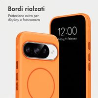 imoshion Cover posteriore Color con Thin MagSafe Ring Google Pixel 9 / 9 Pro - Arancio