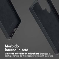 Accezz Cover in Pelle con MagSafe Samsung Galaxy S25 Ultra - Onyx Black