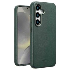Accezz Cover in Pelle con MagSafe Samsung Galaxy S25 Plus - Cedar Green
