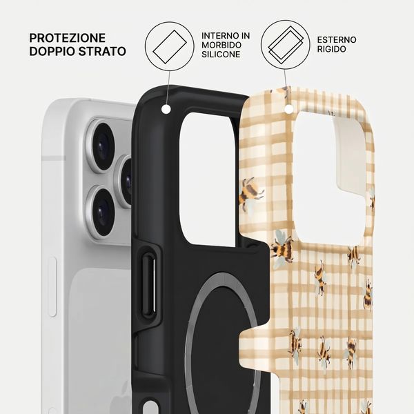 Burga Cover Posteriore Resistente con MagSafe Apple iPhone 17 Pro - Honeycomb