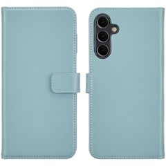 Selencia Cover a libro in vera pelle Samsung Galaxy A16 - Air Blue