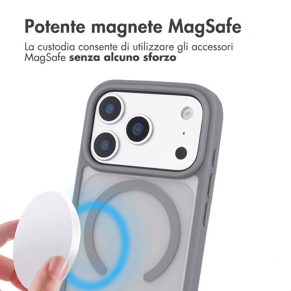 imoshion Cover posteriore Color Guard con MagSafe Apple iPhone 18 Pro / 17 Pro - Grigio