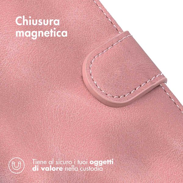 imoshion Cover a libro con Cordino Samsung Galaxy A17 (5G) / (4G) - Rosa