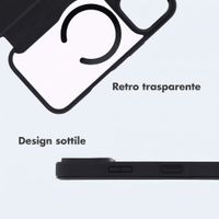 imoshion Bookcase trasparente con MagSafe Apple iPhone 18 Pro / 17 Pro - Nero