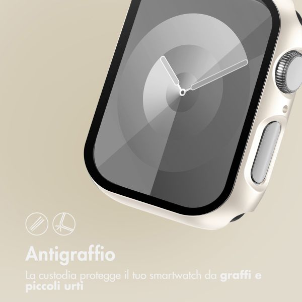 imoshion Cover rigida integrale Apple Watch 7 / 8 / 9 - 41 mm - Luce stellare