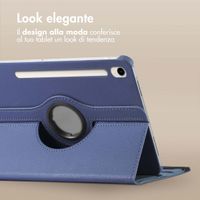 imoshion Cover Girevole a 360° Samsung Galaxy Tab S9 11.0 pollici / S10 Lite / S10 FE / S9 FE 10.9 pollici - Blu scuro
