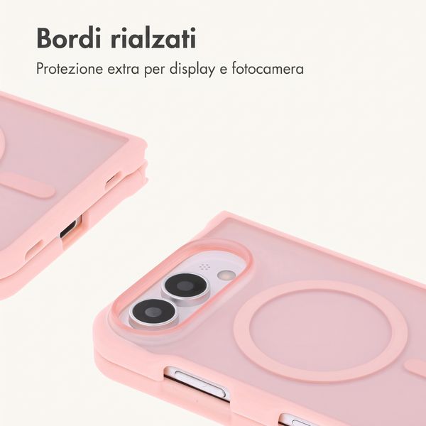imoshion Cover posteriore Color Guard con MagSafe Apple iPhone Duo - Rosa chiaro