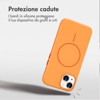 imoshion Cover posteriore Color con Thin MagSafe Ring Apple iPhone 14 / 13 - Arancio