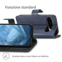 imoshion Cover a libro di Lusso Google Pixel 10 / 10 Pro - Blu scuro