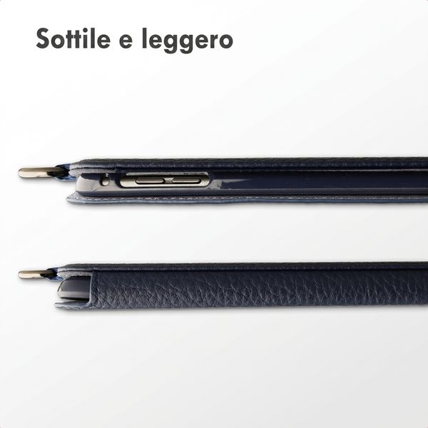 Accezz Trifold Bookcase met handstrap Apple iPad Mini 5 (2019) / Mini 4 (2015) - Donkerblauw