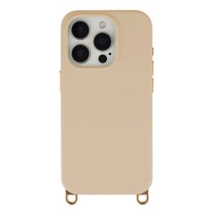 Selencia Cover posteriore Rivièra con MagSafe con ganci rimovibili Apple iPhone 15 Pro - Milky Latte