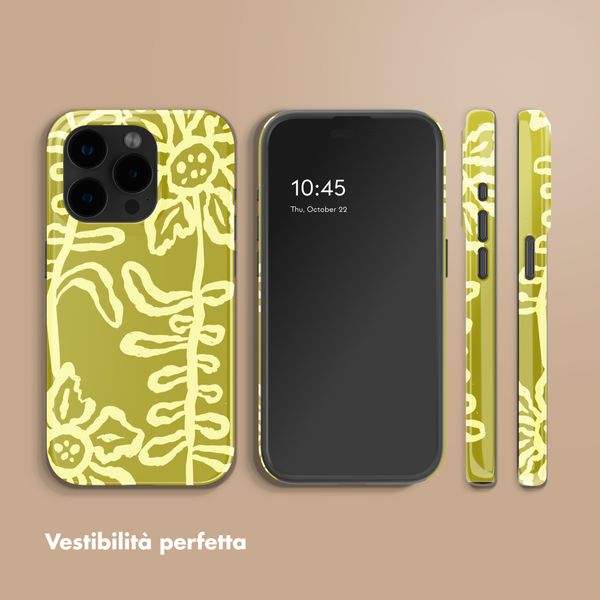 Selencia Cover posteriore Vivid con MagSafe Apple iPhone 15 Pro - Chalky Bloom