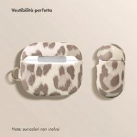 Selencia Cover Sabi stampa pantera  Apple Airpods 3 - Soft Ivory