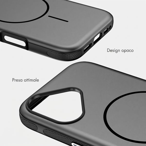 imoshion Cover posteriore Color con Thin MagSafe Ring Apple iPhone 17 - Nero