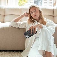 Selencia Cover Sabi Stampa pantera con MagSafe Apple iPhone 15 Pro Max - Midnight Black