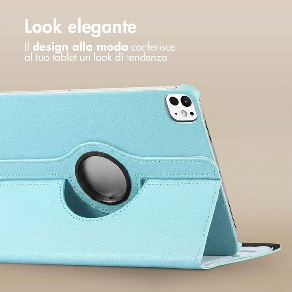 imoshion Cover Girevole a 360° Apple iPad Pro 13 (2025) M5 / (2024) M4 - Azzurro