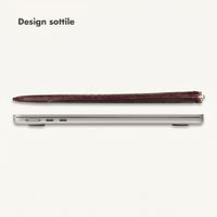 Selencia Cover per laptop Croco 13 pollici - Burgundy