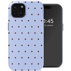 Selencia Cover Posteriore Vivid Apple iPhone 15 - Happy Dots Digital Sky