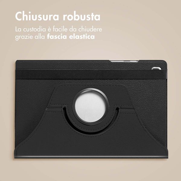 imoshion Cover Girevole a 360° Samsung Galaxy Tab A9 8.7 pollici - Nero