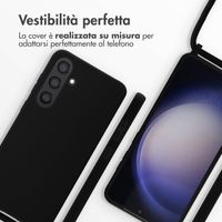 imoshion Cover in Silicone con Cordino Samsung Galaxy S24 Plus - Nero