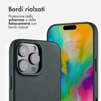 Accezz Cover in Pelle con MagSafe Apple iPhone 16 Pro Max - Cedar Green