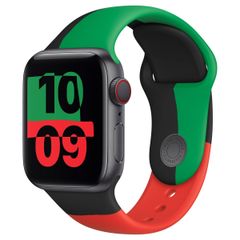 Apple Cinturino sportivo Apple Watch Series 1 - 9 / SE (38/40/41 mm) | Series 10 / 11 (42 mm) - Taglia S/M - Black Unity