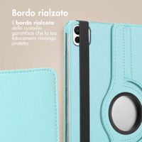 imoshion Cover Girevole a 360° Apple iPad Air 11 pollici (2026) M4 / (2025) M3 / (2024) M2 / Air 5 (2022) / Air 4 (2020) / Pro 11 (2018/2020) - Azzurro