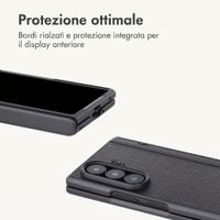 imoshion Custodia Slim in pelle sintetica Samsung Galaxy Z Fold 8 Ultra - Nero
