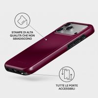 Burga Cover Posteriore Resistente con MagSafe Apple iPhone 17 Pro Max - Dark Cherry