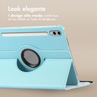 imoshion Cover Girevole a 360° Samsung Galaxy Tab S10 Plus / Tab S9 FE Plus / Tab S9 Plus - Azzurro