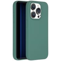 Accezz Cover in silicone liquido con MagSafe Apple iPhone 15 Pro - Verde scuro