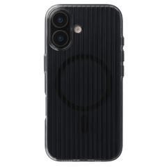 Accezz Cover Lite con MagSafe | Fluted | Apple iPhone 16 - Glossy Black