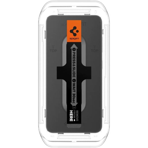 Spigen Vetro temperato GLAStR EZ Fit, confezione da 2 + Applicatore Samsung Galaxy S24 Plus / S25 Plus