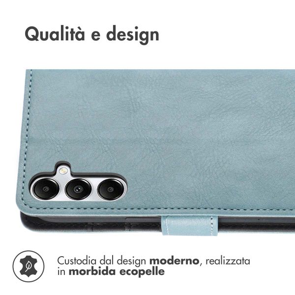 imoshion Cover a libro di Lusso Samsung Galaxy A16 - Azzurro