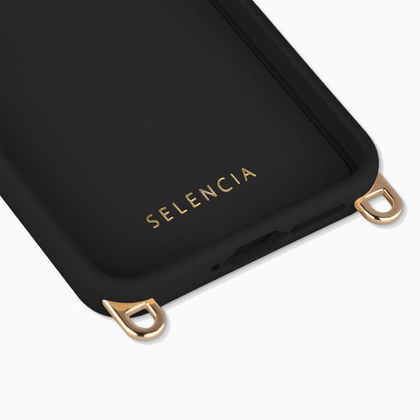 Selencia Cover posteriore Rivièra con MagSafe con ganci rimovibili Samsung Galaxy A55 (5G) / A35 - Velvet Black