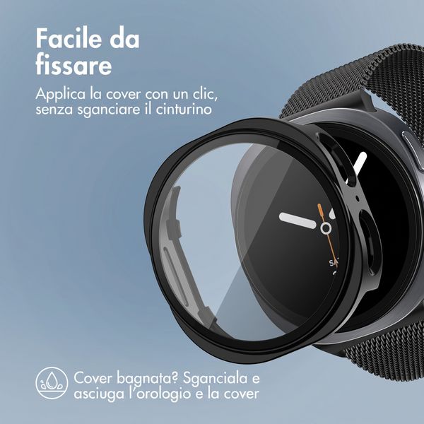 imoshion Cover rigida integrale Samsung Galaxy Watch 8 (44 mm) - Nero