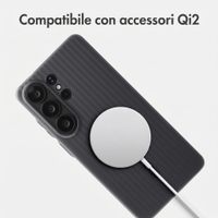 Accezz Cover Lite con MagSafe | Fluted | Samsung Galaxy S26 Ultra - Grigio