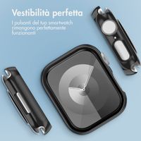 imoshion Cover rigida integrale lucida Apple Watch 7 / 8 / 9 - 45 mm - Nero