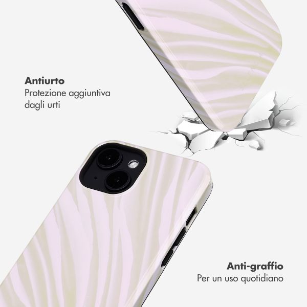 Selencia Cover posteriore Vivid con MagSafe Apple iPhone 14 - Nature Light Brown